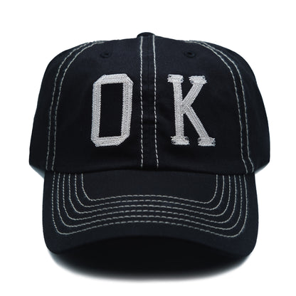 OK LOGO CONTRAST CAP (BLACK)