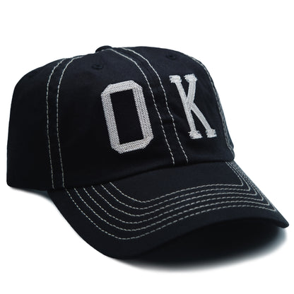 OK LOGO CONTRAST CAP (BLACK)