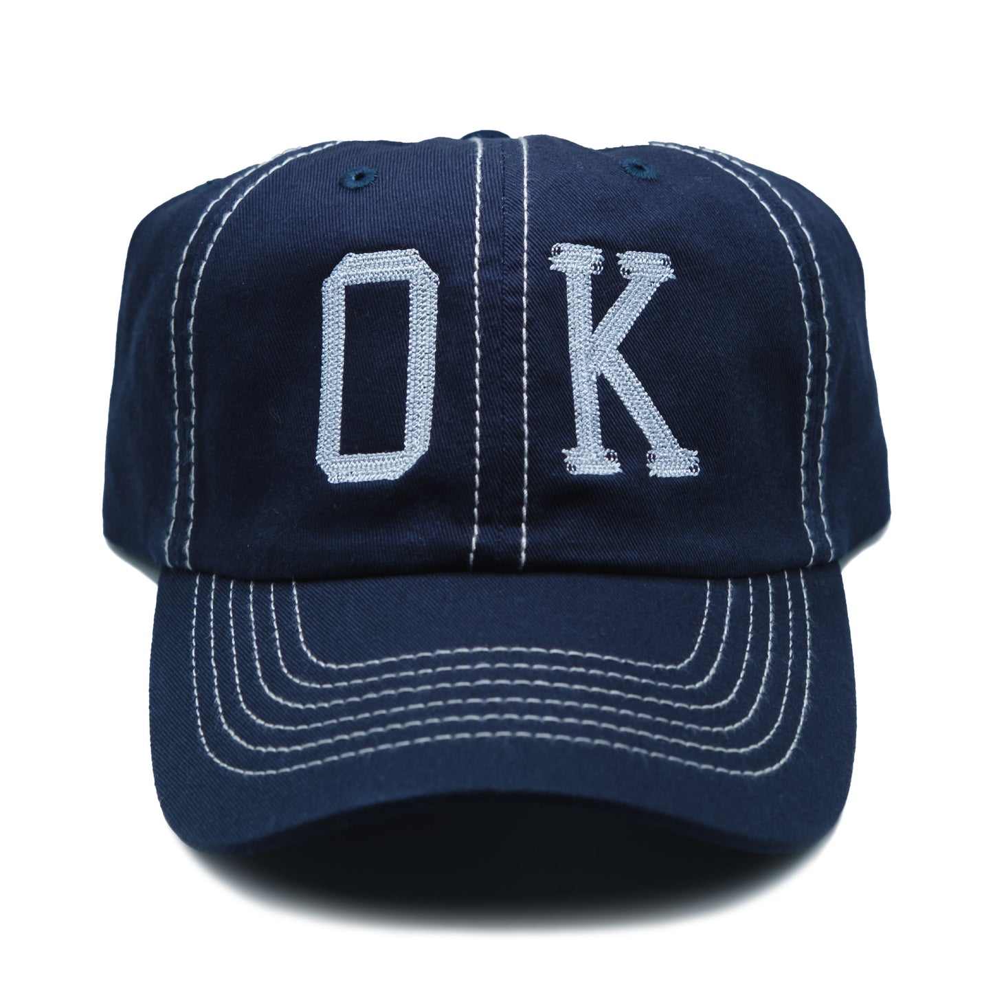 OK LOGO CONTRAST CAP (NAVY)