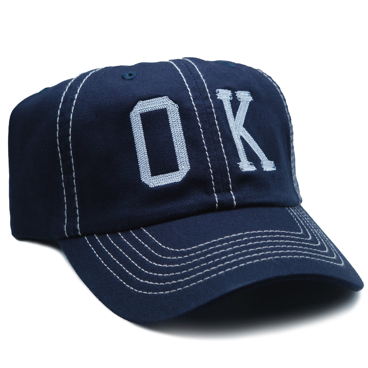OK LOGO CONTRAST CAP (NAVY)