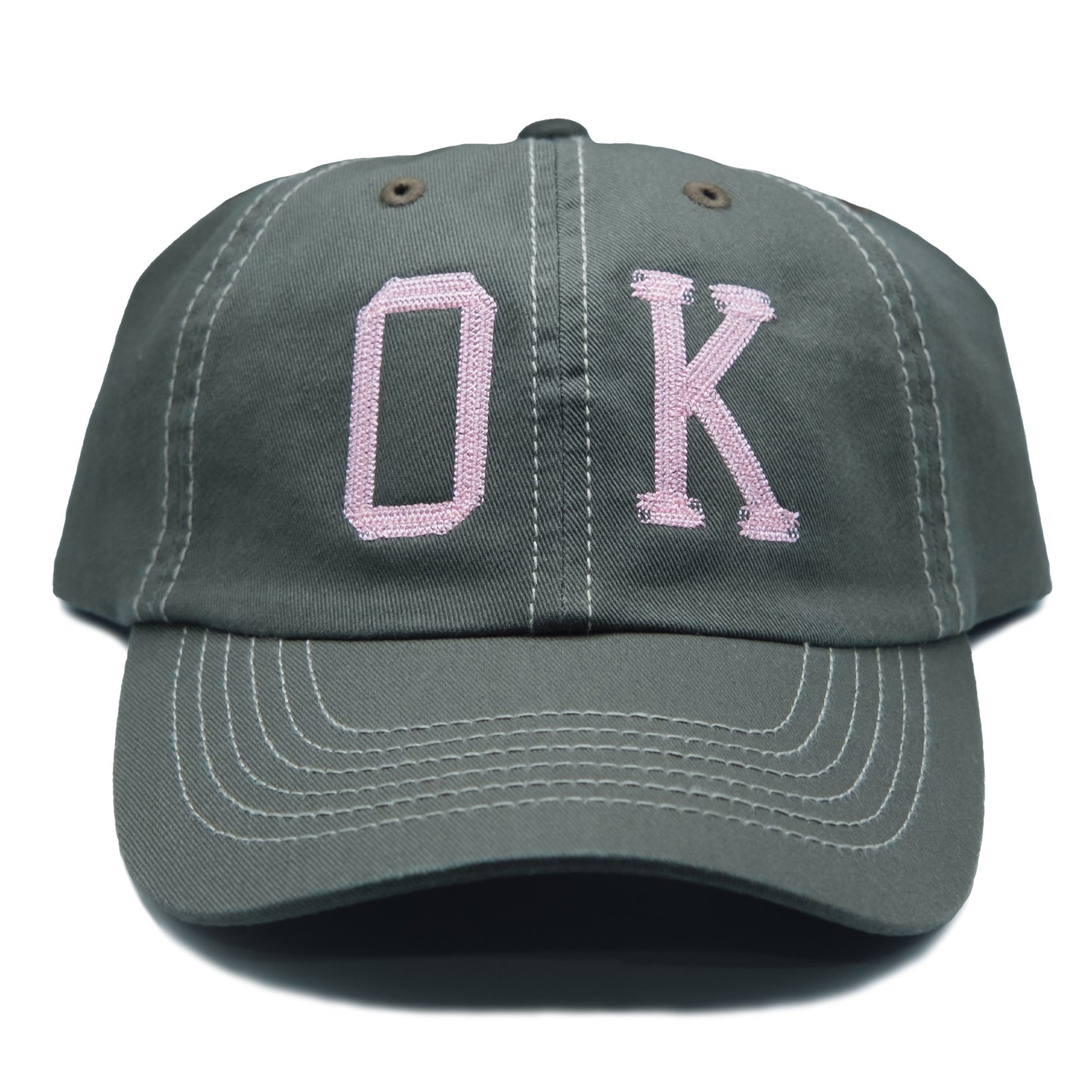 OK LOGO CONTRAST CAP (OLIVE)
