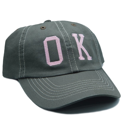 OK LOGO CONTRAST CAP (OLIVE)